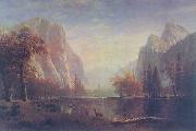 Albert Bierstadt Lake in the Yosemite Valley oil painting reproduction